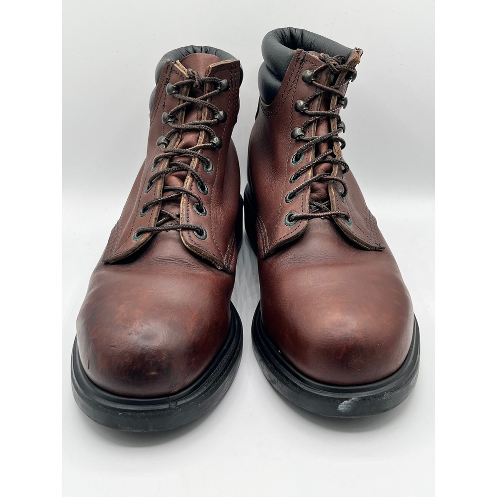 Red Wing 2245 Men Brown Leather Steel Toe Work Boots Made in USA Size 8D
